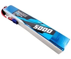 Gens ace G-Tech 5000mAh 60/120C 44.4V 12S1P Lipo Baterija Pack with EC5 Plug