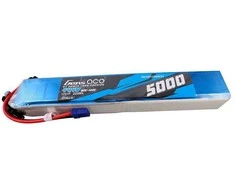 Gens ace G-Tech 5000mAh 60/120C 44.4V 12S1P Lipo Baterija Pack with EC5 Plug