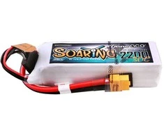 Gens ace G-Tech Soaring 2200mAh 14.8V 30C 4S1P Lipo Akumuliatorius su XT60 kištuku