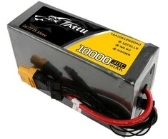 Gens Ace &amp; Tattu Tattu 10000mAh 44.4V 30C 12S1P Lipo Baterija Pack with AS150U Plug