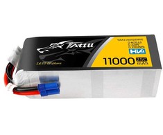 Gens Ace &amp; Tattu Tattu 11000mAh 22.8V HV 25C 6S1P Lipo Baterija Pack with EC5 Plug