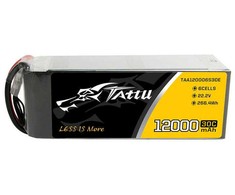 Gens Ace &amp; Tattu Tattu 12000mAh 22.2V 30C 6S1P UAV Lipo Baterija Pack with EC5 plug