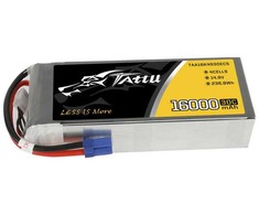 Gens Ace &amp; Tattu Tattu 16000mAh 14.8V 30C 4S1P Lipo Baterija Pack with EC5