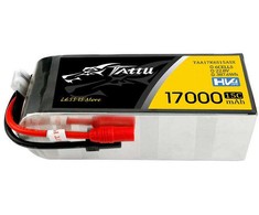 Gens Ace &amp; Tattu Tattu 17000mAh 22.8V 15C 6S1P Lipo Baterija with AS150+XT150 Plug