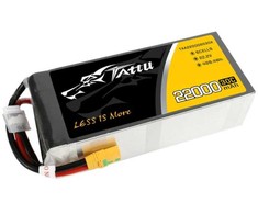 Gens Ace &amp; Tattu Tattu 22000mAh 22.2V 30C 6S1P Lipo Baterija Pack with XT90-S plug