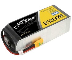 Gens Ace &amp; Tattu Tattu 25000mAh 22.8V 10C 6S1P Lipo Baterija Pack With XT90-S