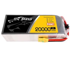 Gens Ace &amp; Tattu Tattu NMC 20000mAh 22.2V 5C 6S1P Lipo Baterija Pack with XT90-S plug