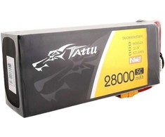 Gens Ace &amp; Tattu Tattu NMC 28000mAh 22.2V 5C 6S1P Lipo Baterija Pack with XT90-S plug