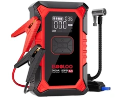 GOOLOO A3 2-in-1 Jump Starter with Compressor