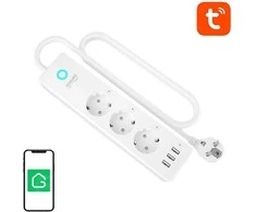 Gosund P1 3x Schuko elektros lizdai 3x USB 3680W TUYA, Smart Life, Gosund