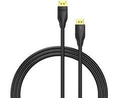 Vention HD DisplayPort 1.4 8K kabelis 3 m ventiliacijos HCDBI (juodas)