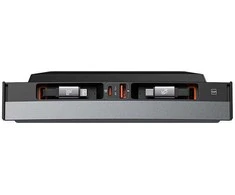 Hub Baseus T-Space su USB-C ir žaibo laidais, skirtais Tesla automobiliams (juodas)