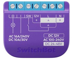 Išmanusis „SwitchBot“ relės jungiklis 1 su bevoltiniu kontaktu