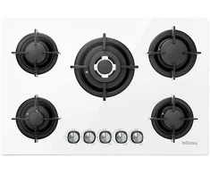 ISEASY MGBG-775 dujinė kaitlentė su 5 degikliais (balta)
