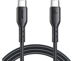 Joyroom Kabelis Flash įkrovimas USB C į USB-C SA26-CC3 / 60W /1m (juodas)