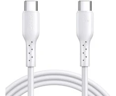 Joyroom Kabelis Flash įkrovimas USB C į USB-C SA26-CC3 / 60W /1m (baltas)