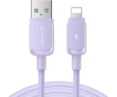 USB kabelis Joyroom (S-AL012A14) lightning (2.4A) 1.2m violetinis