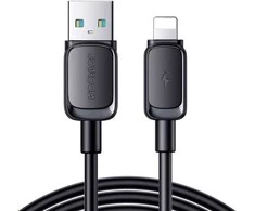 „Joyroom Multi-Color Series A14 Lightning“ / USB-A 2.4A 1.2 m laidas - Juodas