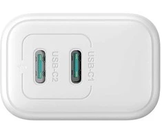 Joyroom JR-TCF12 tinklo įkroviklis 2x USB-C 20W PD / QC 3.0 - baltas