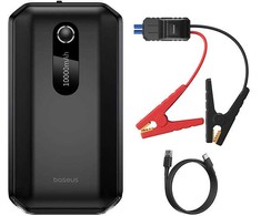 „Baseus Super Energy Air Series Car Jump Starter“ (10000mAh, 1000A didžiausia srovė) Klasteris juodos spalvos