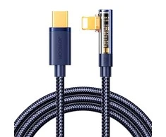 USB-C žaibo kampo kabelis 20 W 1.2 m Joyroom S-CL020A6 (mėlyna)