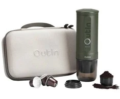 Outin Nano 7500 mAh nešiojamasis kavos virimo aparatas (žalias) + apsauginis dėklas