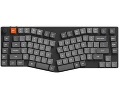 Keychron K15 Max Led Raudona Switch Wireless Low Profile Klaviatūra (Juodas) [K15M-A1].