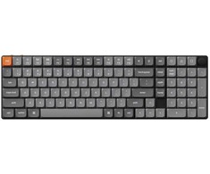 Keychron K17 Max RGB Brown Switch Wireless Low Profile Klaviatūra (Juodas) [K17M-H3].