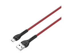LDNIO LS482 2m USB – mikro USB laidas (raudonas)