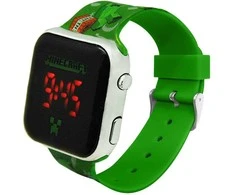 Kids Licensing Minecraft LED Laikrodis