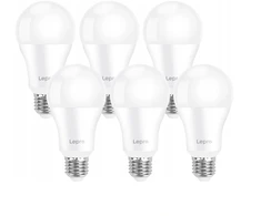 LEPRO 100080-DW-EU-6 LED Bulb, E27, A60, 13W (100W), 1521 lm, 6500K, 180°, 6-pack
