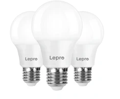 LEPRO 100089-WW-EU-3 LED Bulb, E27, A60, 8.5W (60W), 806 lm, 2700K (warm baltas), 180°, 3-pack