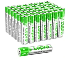 Šakotuvas LEPRO 130001-48 AAA R3 Alkaline Batteries, 48-Pack