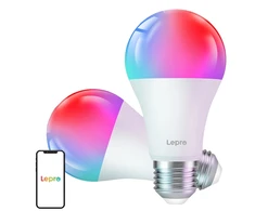 LEPRO B2-2 E27 Wi-Fi LED Bulb, 1100 lm, 2-pack