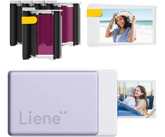 Liene Pearl N200 Pro 2x3" Portable Photo Spausdintuvas Kit (Violetinė)