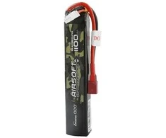 Lipo Gens ace 25C 1100mAh 3S1P 11.1V Airsoft ginklo baterija su T formos kištuku