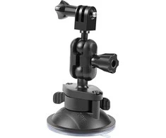 PULUZ suction cup mount for sports cameras (DJI, GoPro, Insta360) PU545B (juodas)