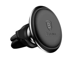 Magnetinis automobilinio telefono laikiklis Baseus oro išleidimo anga (juoda)