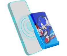 Magnetinis maitinimo blokas OTL 5000 mAh, USB-C 15W, Sonic The Hedgehoh su stovu (mėlyna)