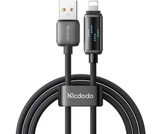 Mcdodo CA-5250 LED ekranas USB-A su Lightning duomenų kabeliu 1.2 m