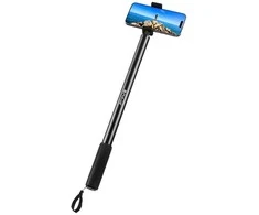 PULUZ metalinis asmenukių laikiklis 2m, skirtas Insta360 One RS/X2/X3 kamerai (juodas)
