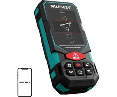 Matavimo Priemonė - Mileseey S7 Lazerinis Atstumo Matuoklis 100m, ±2 mm Tikslumas, Bluetooth, IP65 Juodas