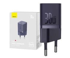 Mini sieninis įkroviklis Baseus GaN5 30W (violetinė)