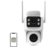 MOES WCM-Q29 8MP Dual-Lens Wi-Fi IP Camera