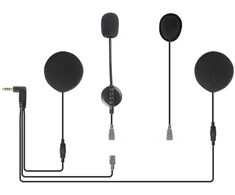 Motorcycle helmet headset with 3.5 mm plug for Q7 EJEAS HIFI-M2 intercom