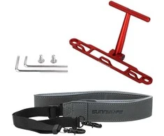 Tvirtinimas su dirželiu Sunnylife DJI RC / RC 2 valdikliui (raudonas) ZJ764-R
