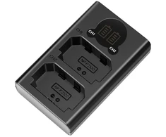 NEEWER DL-FZ100 Dual Baterija Charger for NP-FZ100-S Batteries