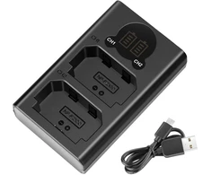 NEEWER DL-FZ100 Dual Baterija Charger for NP-FZ100-S Batteries