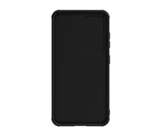 Nillkin CamShield Leather S Samsung Galaxy S23 Plus camera dėklas telefonui juodos spalvos