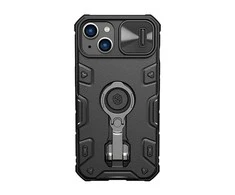 Nillkin CamShield Armor Pro dėklas, skirtas iPhone 14 Plus (juodas)